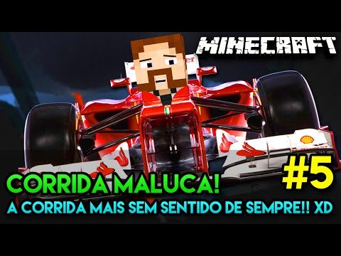 Minecraft: CORRIDA MALUCA! #5 - A CORRIDA MAIS SEM SENTIDO DE SEMPRE!! xD