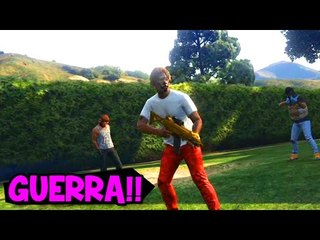 GUERRA LOUCA! MATA-MATA NA MANSÃO!! - GTA V Online (PS4)