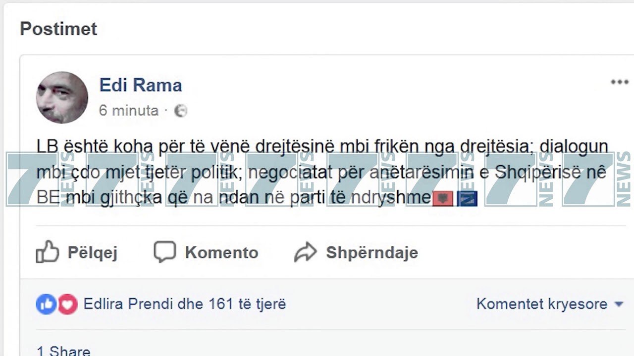 RAMA PERSERIT FTESEN NDAJ BASHES, "TE MPOSHTIM FRIKEN NGA DREJTESIA" - News, Lajme - Kanali 11