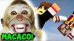 Minecraft: IDIOTAS PULANDO #3 - MACACO ASSUSTADOR!! xD  (c/ Italo)