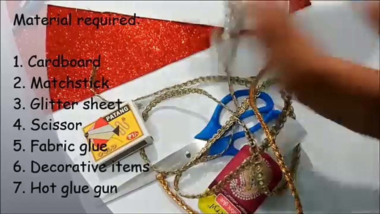 DIY Matchstick wall hanging at home I Home decor I Best out of waste I Creative Diaries