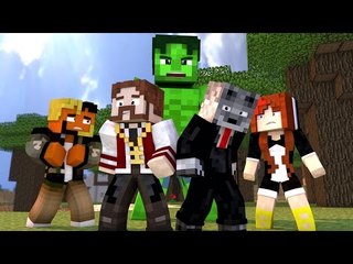 Minecraft: BUILD BATTLE - O HULK É NOSSO AMIGO!! (c/ Miss, Nioblo e Wolff)