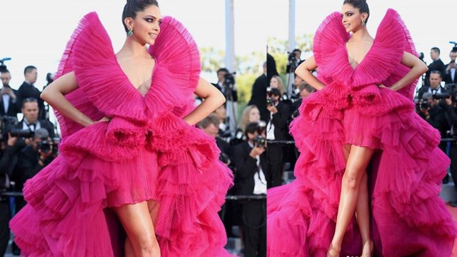Cannes 2018: Deepika Padukone walks Red Carpet in Pink Frilly Gown on Day 2; Watch Video । Boldsky