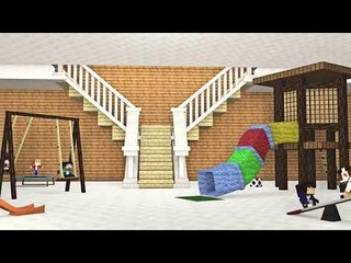 Minecraft : ESCOLA DE BEBÊS ( Baby School Daycare) - CARRETA FURACÃO VISITA A CRECHE !!
