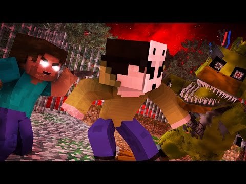 Minecraft: HARDCORE DE TERROR #2 - HEROBRINE ATACA LICK E ANIMATRONIC !! ( Five Nights at Freddy's)