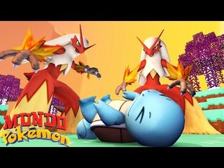 Minecraft : MUNDO POKÉMON ( Pokémon World) #9 - SQUIRTLE FOI ATACADO !!