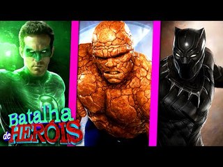 Minecraft : LANTERNA VERDE vs COISA vs PANTERA NEGRA - BATALHA DE HERÓI