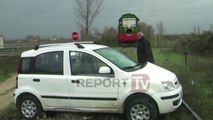 Report TV - Treni i linjës Shkodër -Durrës përplas mjetin në fshatin Bubq