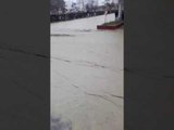 Reshjet e shiut, përmbytet qendra e Laçit  - Top Channel Albania - News - Lajme