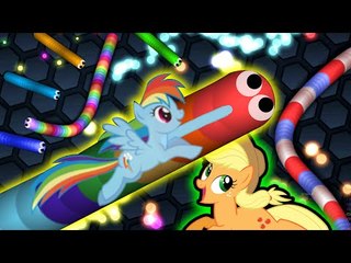 Slither.io - SKIN FOFA E RÁPIDA DE MY LITTLE PONY ! ( Slither Mods My Little Pony)