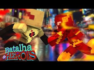 Minecraft : FLASH vs FLASH REVERSO - BATALHA DE HERÓI