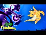 Minecraft : LUCKY PIXELMON - MEWTWO VS DRAGONITE SHINY ! QUEM É MAIS FORTE ?!