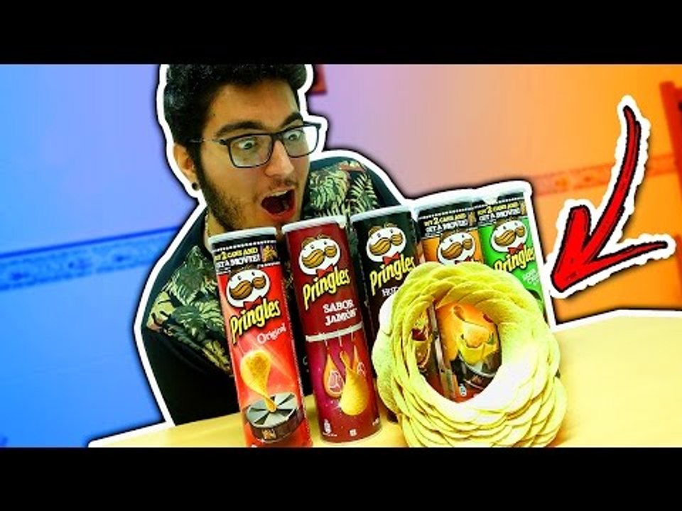 5 TRUQUES COM PRINGLES QUE VOCÊS NÃO SABIAM QUE EXISTIAM