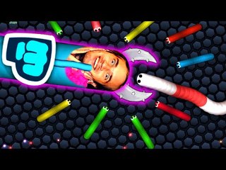 Slither.io - A NOVA MINHOCA DO PEWDIEPIE !! ( Slither New Skin / New Snake)
