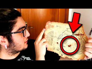 RECEBI UM MAPA COM UMA MENSAGEM ESTRANHA ... O QUE É ISTO ?