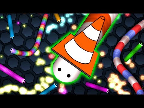 Slither.io - NOVA SKIN HACKEADA ! SKIN DE CONE !! ( Slither Hack / Mods Skin)