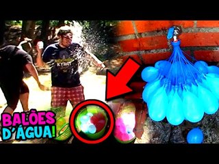 FUI FAZER UMA GUERRA DE BALÕES DE ÁGUA E OLHA NO QUE DEU !