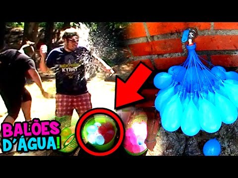 FUI FAZER UMA GUERRA DE BALÕES DE ÁGUA E OLHA NO QUE DEU !