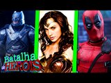 Minecraft : MULHER MARAVILHA vs IRON BATMAN vs DEADPOOL - BATALHA DE HERÓI