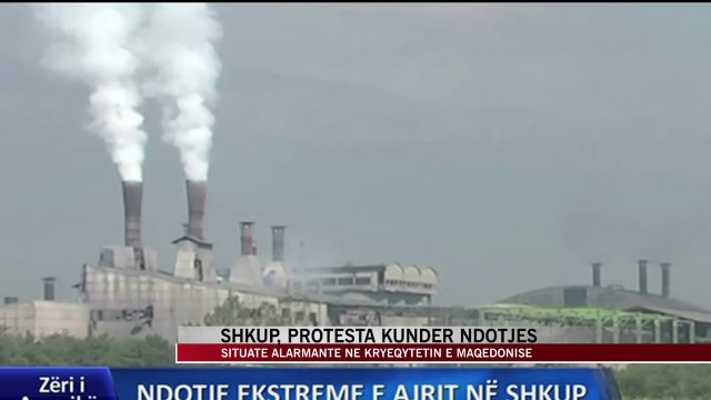 Shkup, protesta kundër ndotjes - News, Lajme - Vizion Plus