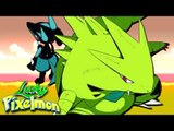 Minecraft : LUCKY PIXELMON - LUCARIO vs TYRANITAR ! BATALHA DE TITÃS !