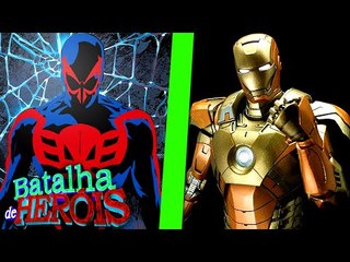 Minecraft : SPIDER-MAN DO FUTURO vs IRON MAN DOURADO - BATALHA DE HERÓI
