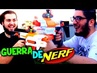 GUERRA COM PISTOLAS NERF - WUANT vs SIRKAZZIO