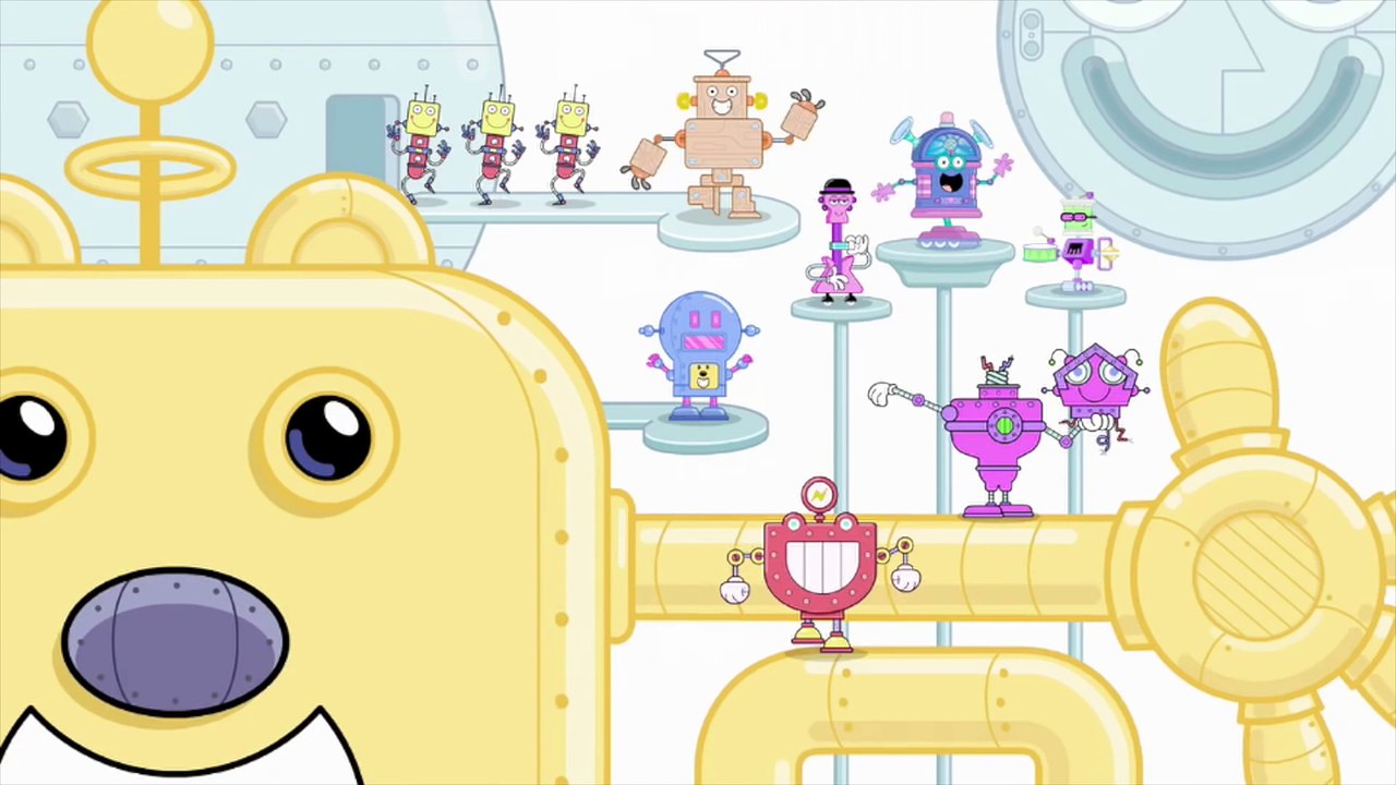 Robot Dance | Fredbot Children's Cartoon (Wow! Wow! Wubbzy!)