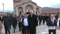 Report TV - Pustec, Rama krah për krah me Zaev , priten me recitime shqip dhe maqedonisht