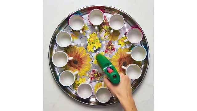 24 EXCELENTES TRUCOS Y MANUALIDADES PARA TAZAS Y PLATOS