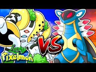 Minecraft : LUCKY PIXELMON 5.0.1 - REGIGIGAS LVL800 vs ARMALDO LVL800 ! QUEM É O VENCEDOR ?!