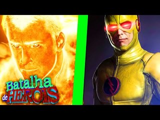 Minecraft : TOCHA HUMANA vs FLASH REVERSO - BATALHA DE HERÓI