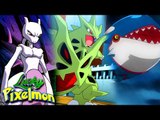 Minecraft : LUCKY PIXELMON - MEWTWO , KYOGRE E TYRANITAR DESTRUINDO JUNTOS !