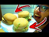 JUNTEI UM DOUBLE CHEESEBURGER , UM McCHICKEN E UM McVEGGIE ( McDonald's Super Secret Menu)