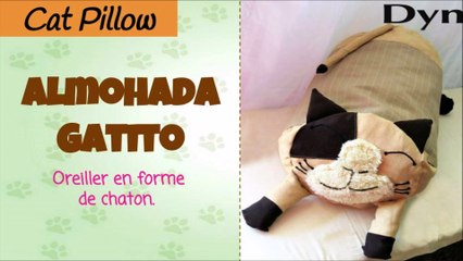 DYN Cat Pillow //Almohada Gatito!..... SUPER FACIL.