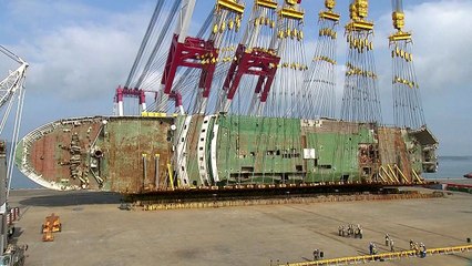 세월호 똑바로 세우기 준비 완료...9시 시작 / YTN