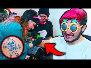 MINHA NAMORADA FEZ UMA TATUAGEM EM MIM E VEJA O RESULTADO !