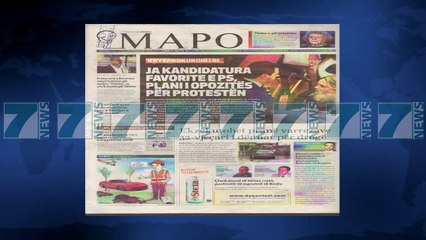 SHTYPI I DITES ME TITUJT E GAZETAVE E HENE 18 DHJETOR 2017 - News, Lajme - Kanali 7