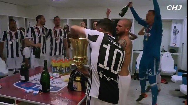 Juventus Milan 4 0 | Negli spogliatoi I CAMPIONI DELL'ITALIA SIAMO NOI! | Finale Coppa Italia 2018