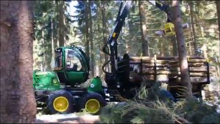 Amazing Modern Mega Machines Unusual Woodwork Sawmill Wood Timber Tror Cleaver Saw Timberjack