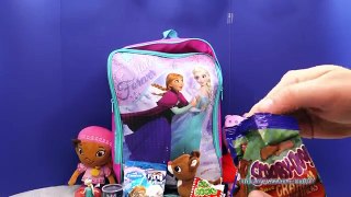 FROZEN Elsa & Anna Surprise Suitcase and Candy Surprise Toys Video
