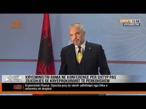 Zgjedhja e kryprokurores së përkohshme, Edi Rama u pergjigjet gazetareve