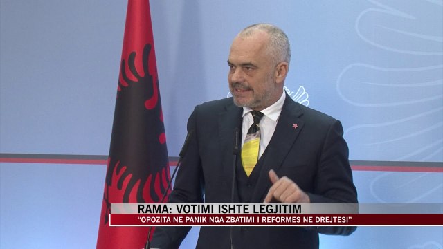 “Opozita në panik nga zbatimi i reformës në drejtësi” - News, Lajme - Vizion Plus