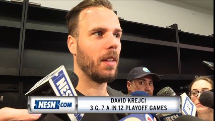David Krejci exit interview
