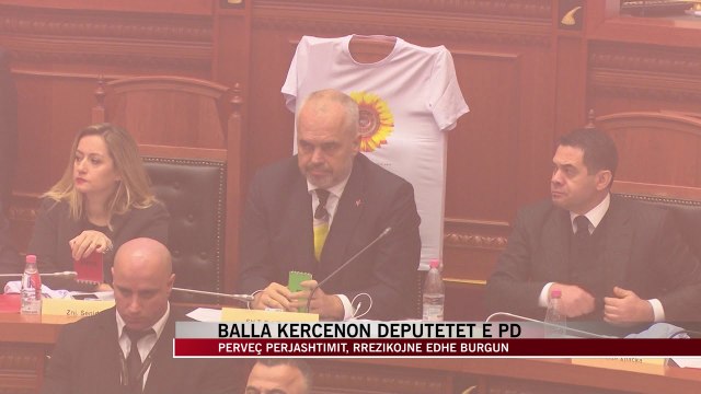 Balla kërcënon deputetët e PD - News, Lajme - Vizion Plus