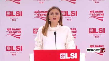 Report TV - Protesta, Gjosha: Dënojmë me forcë dhunën e ushtruar ndaj Kushtetutës