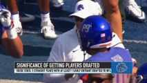 Boise State Coach Bryan Harsin Discusses Broncos Selected in NFL Draft