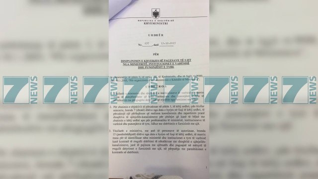 KRYEMINISTRI EDI RAMA ULTIMATUM ADMINISTRATES - News, Lajme - Kanali 10