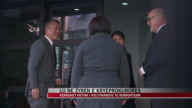Ambasadori Lu takon Kryeprokuroren Marku - News, Lajme - Vizion Plus
