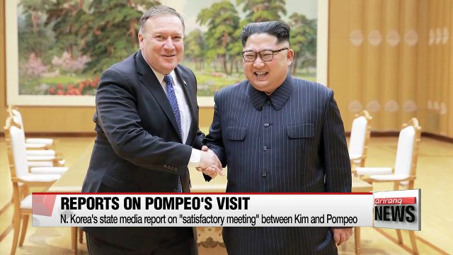 N. Korea's state media report on satisfactory meeting between Kim and Pompeo